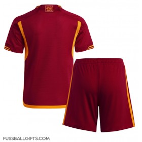 AS Roma Fußballbekleidung Heimtrikot Kinder 2023-24 Kurzarm (+ kurze hosen)